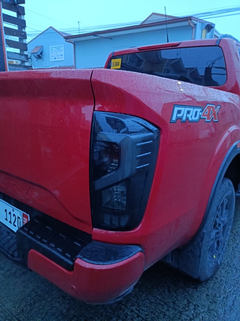NISSAN NAVARA SMOKED LED EXLED 59 TAIL LIGHTS ASSEMBLY